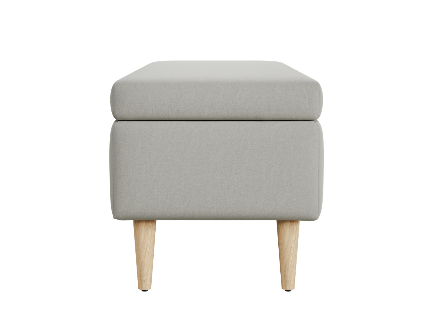 The Essential Storage Bench in Upcycled Poly