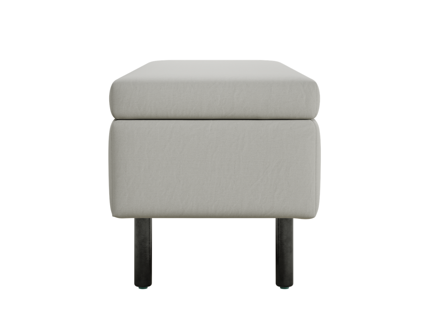 The Essential Storage Bench in Upcycled Poly