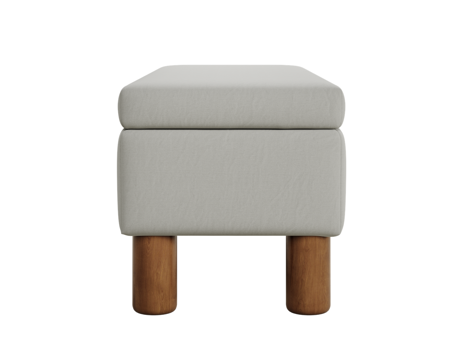 The Essential Storage Bench in Upcycled Poly