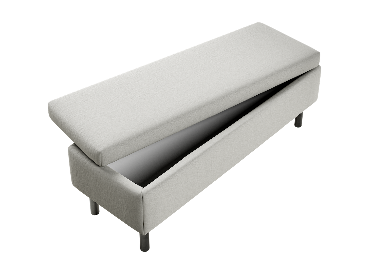 The Essential Storage Bench in Upcycled Poly