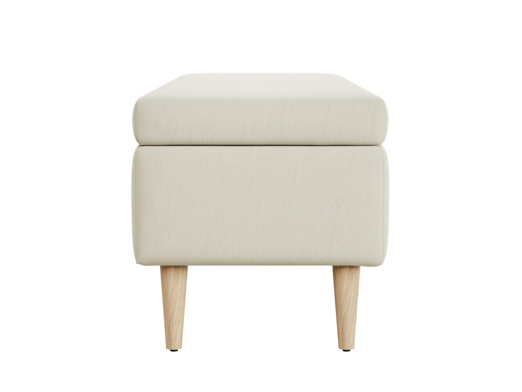 The Essential Storage Bench in Upcycled Poly