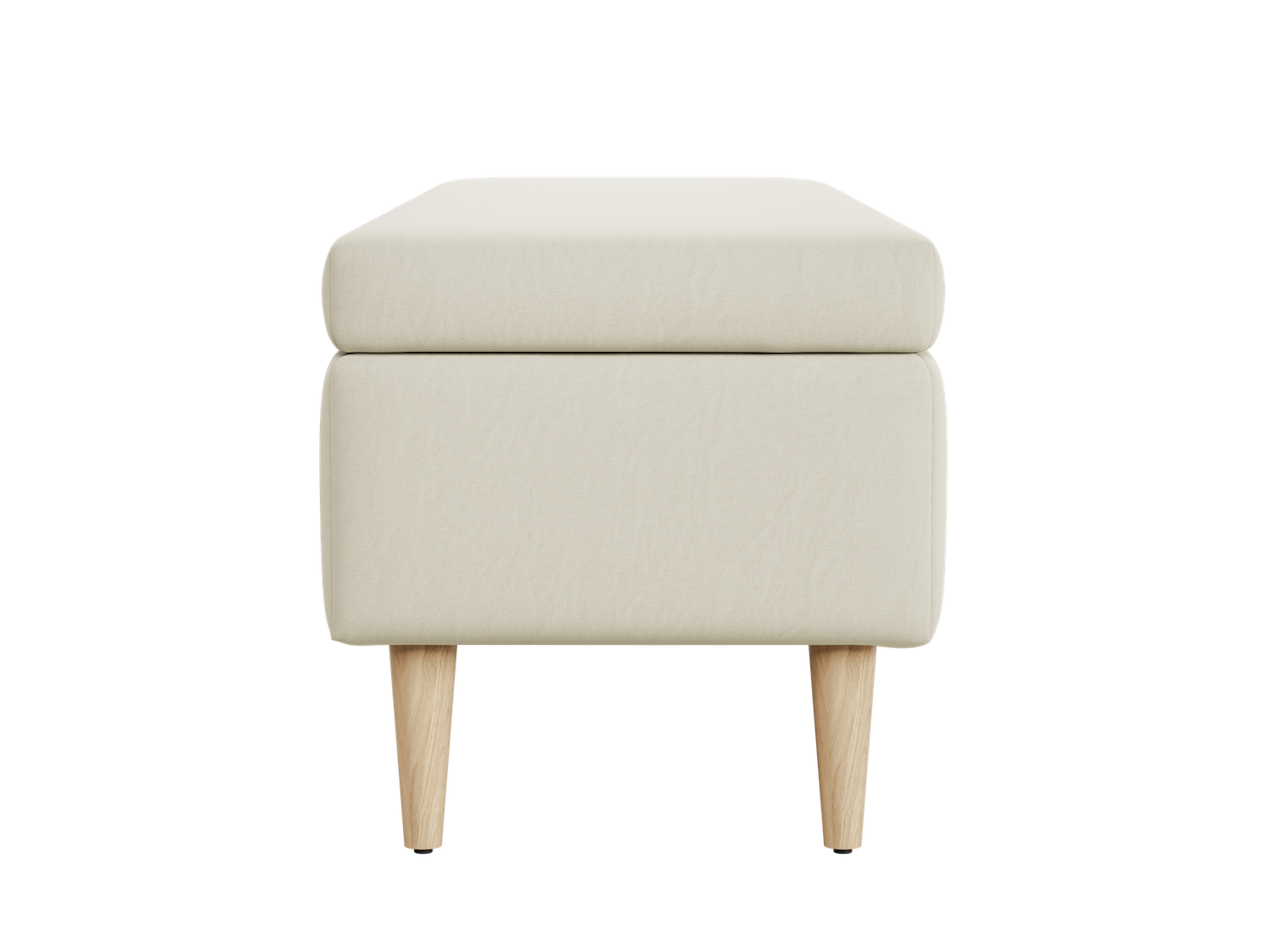 The Essential Storage Bench in Upcycled Poly