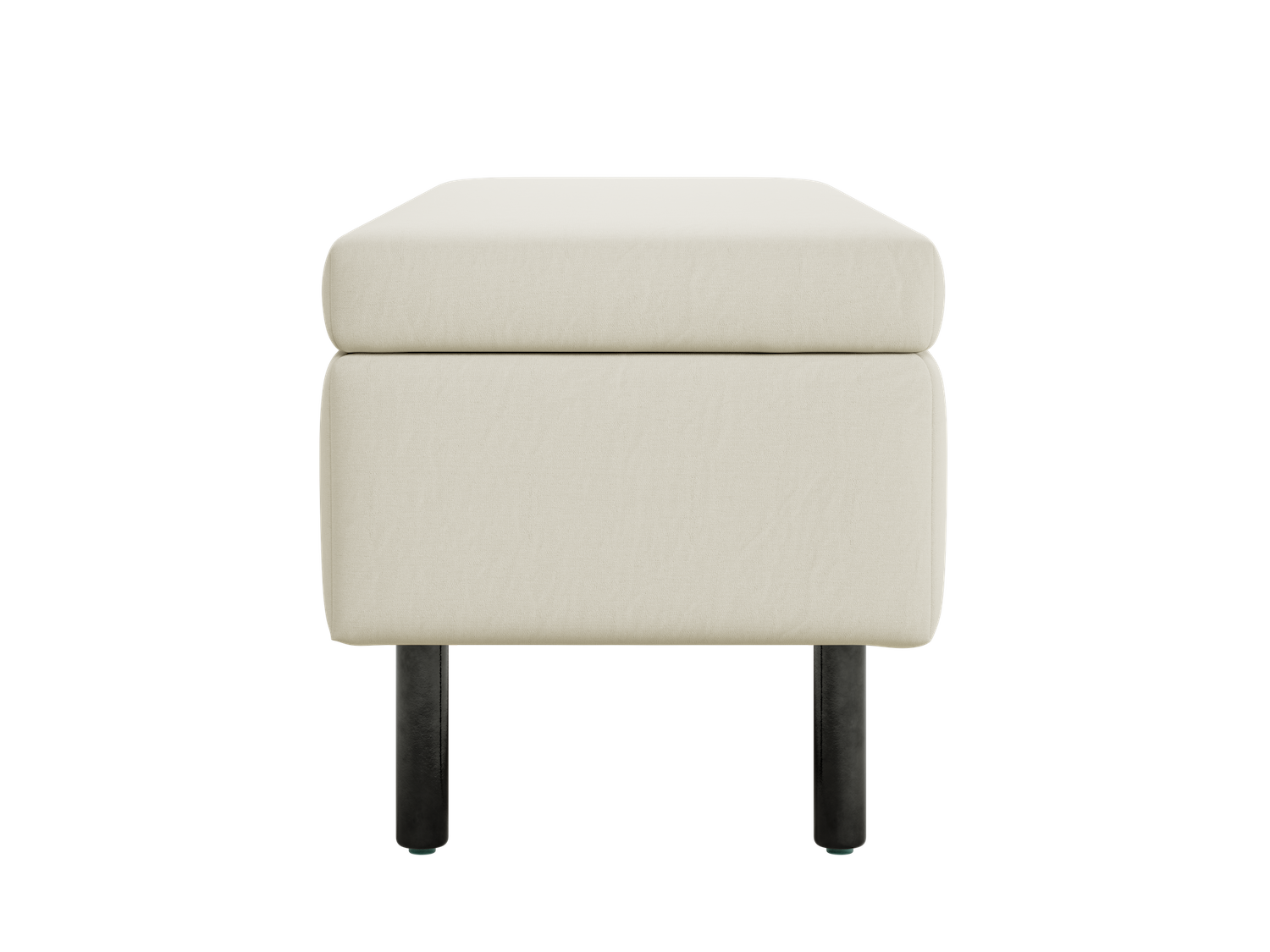 The Essential Storage Bench in Upcycled Poly