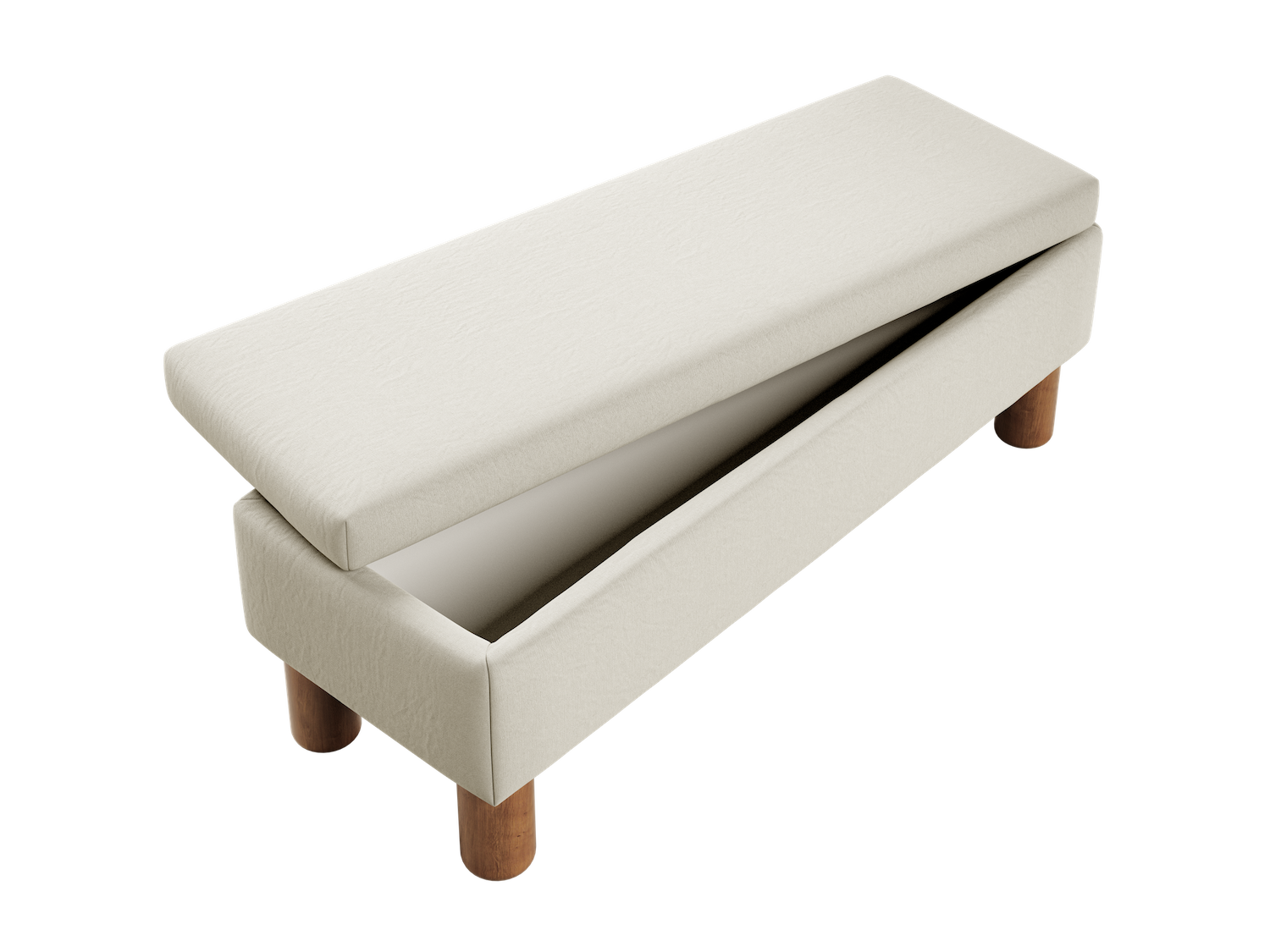 The Essential Storage Bench in Upcycled Poly