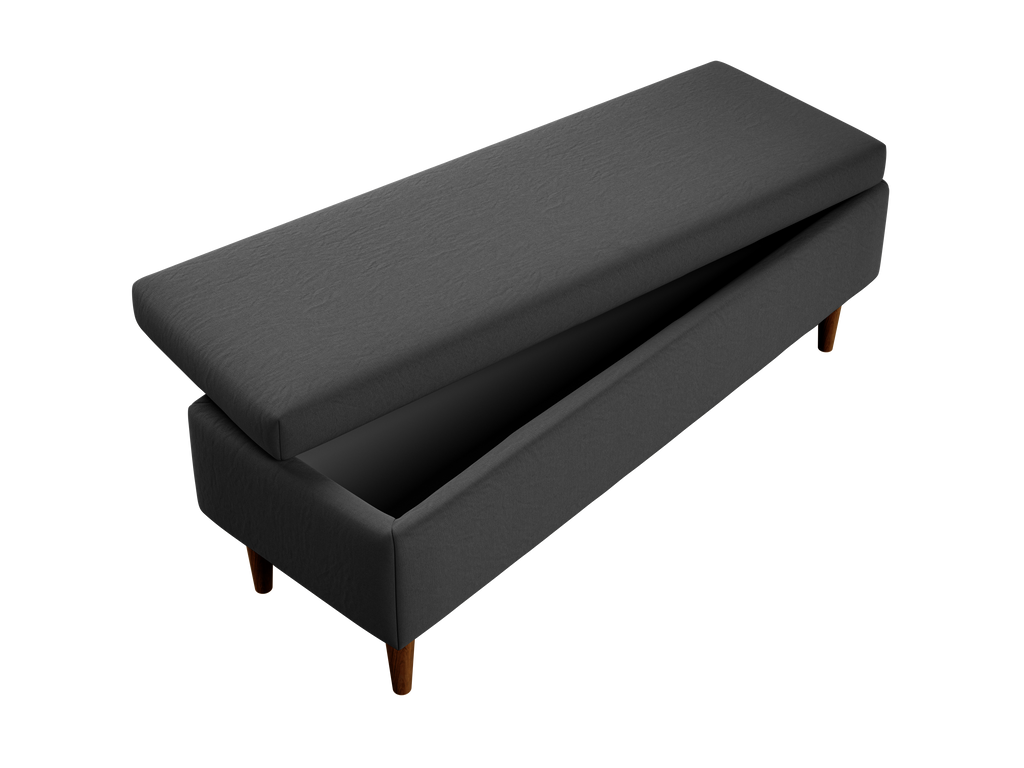 The Essential Storage Bench in Upcycled Poly
