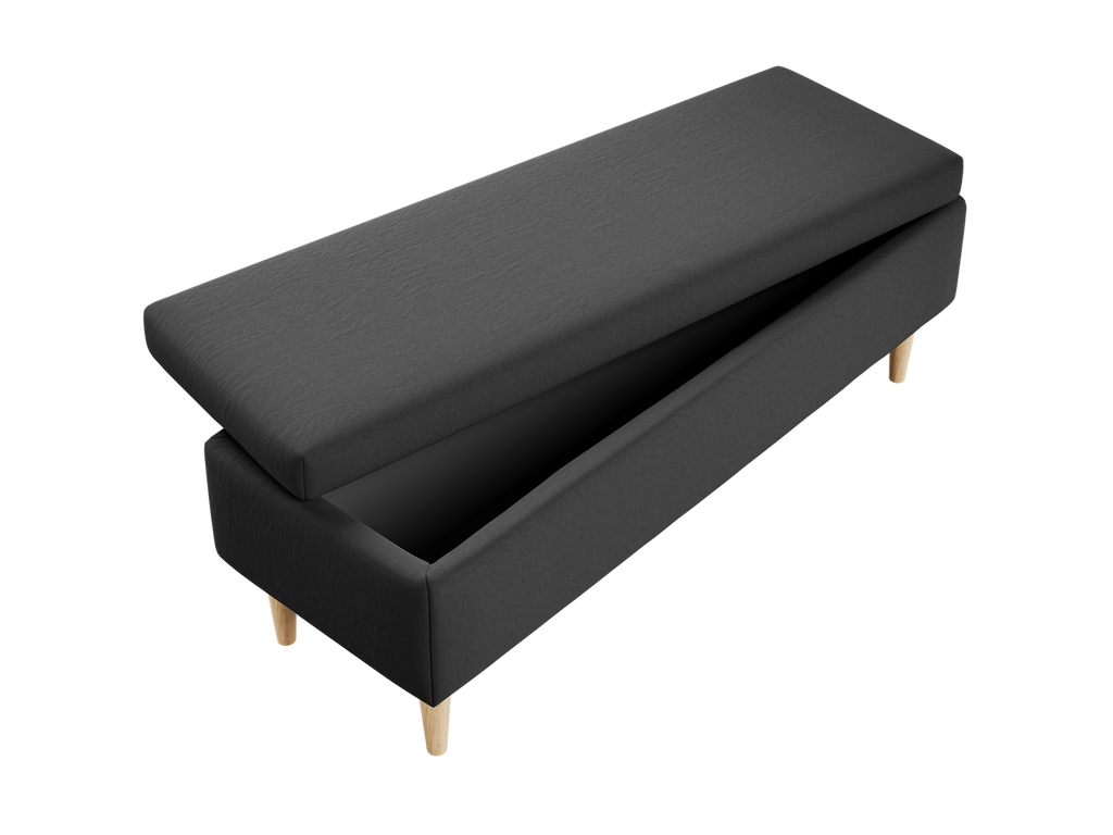 The Essential Storage Bench in Upcycled Poly