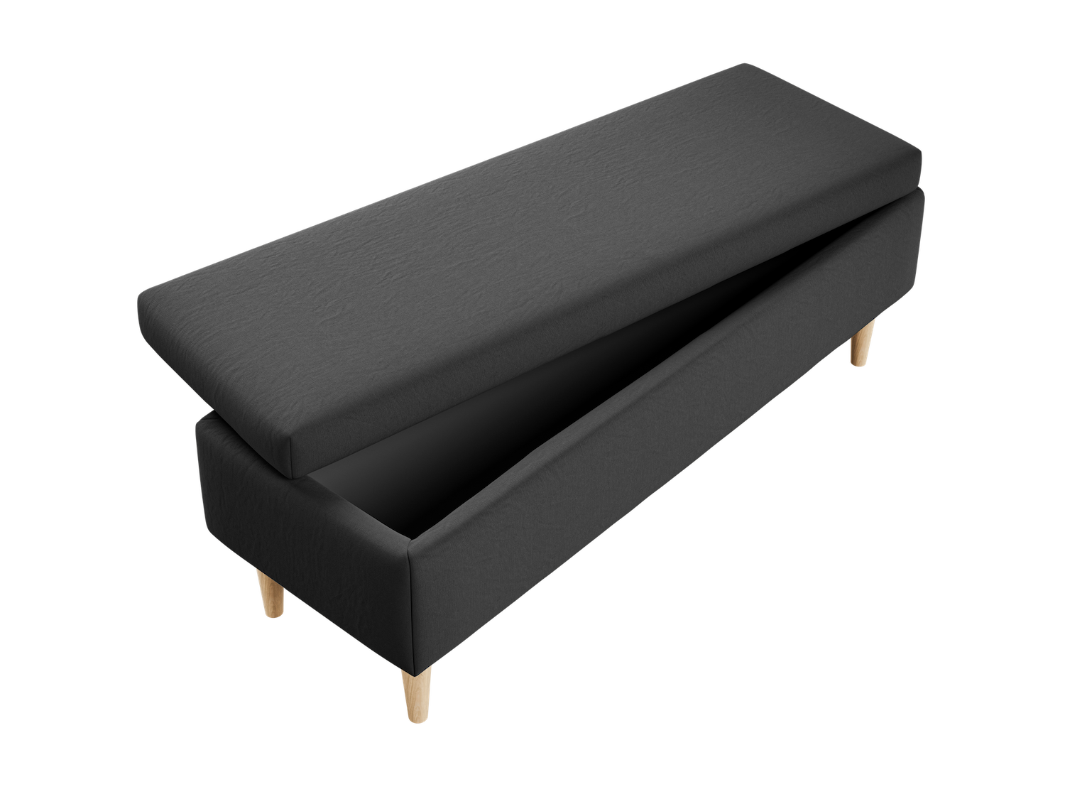 The Essential Storage Bench in Upcycled Poly