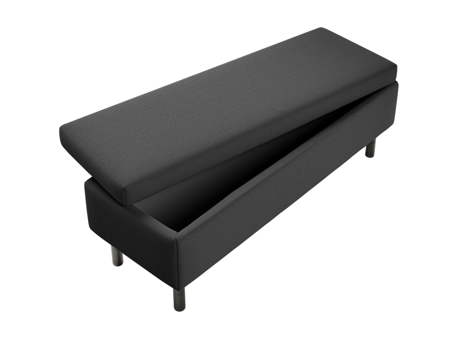 The Essential Storage Bench in Upcycled Poly