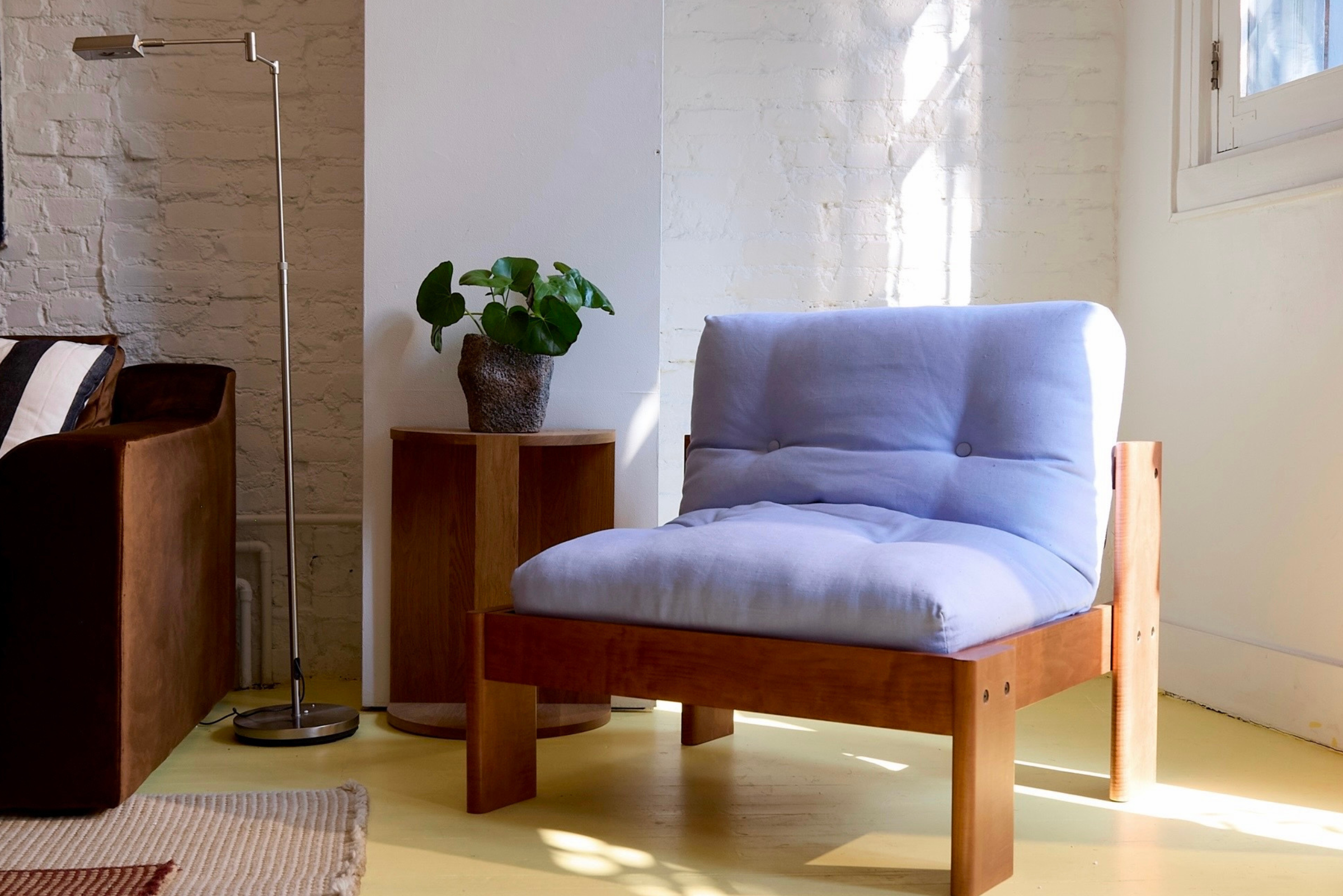 The Bacana Lounge Chair in Cactus Leather