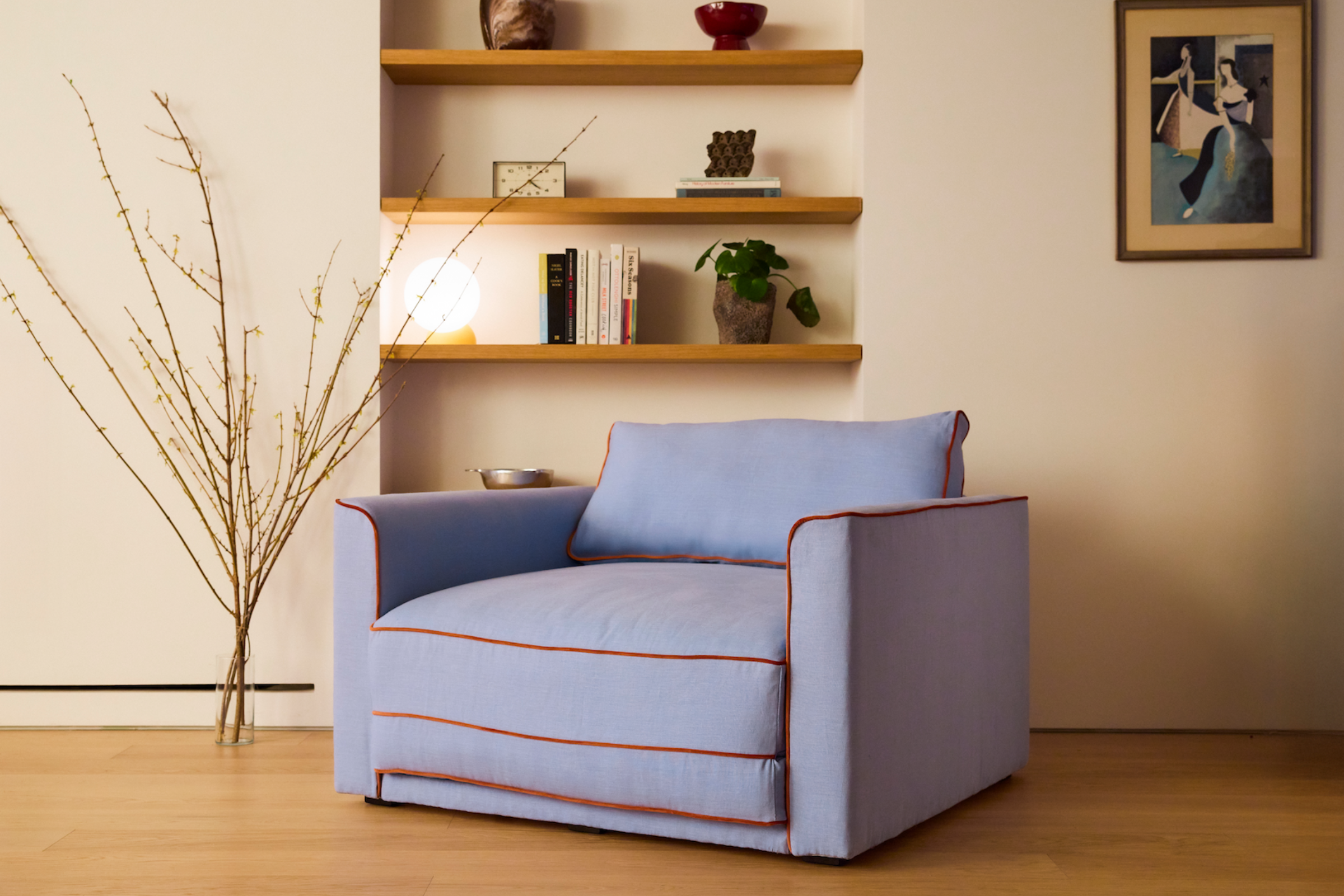 The Eclipse Sleeper Chair in Upcycled Poly