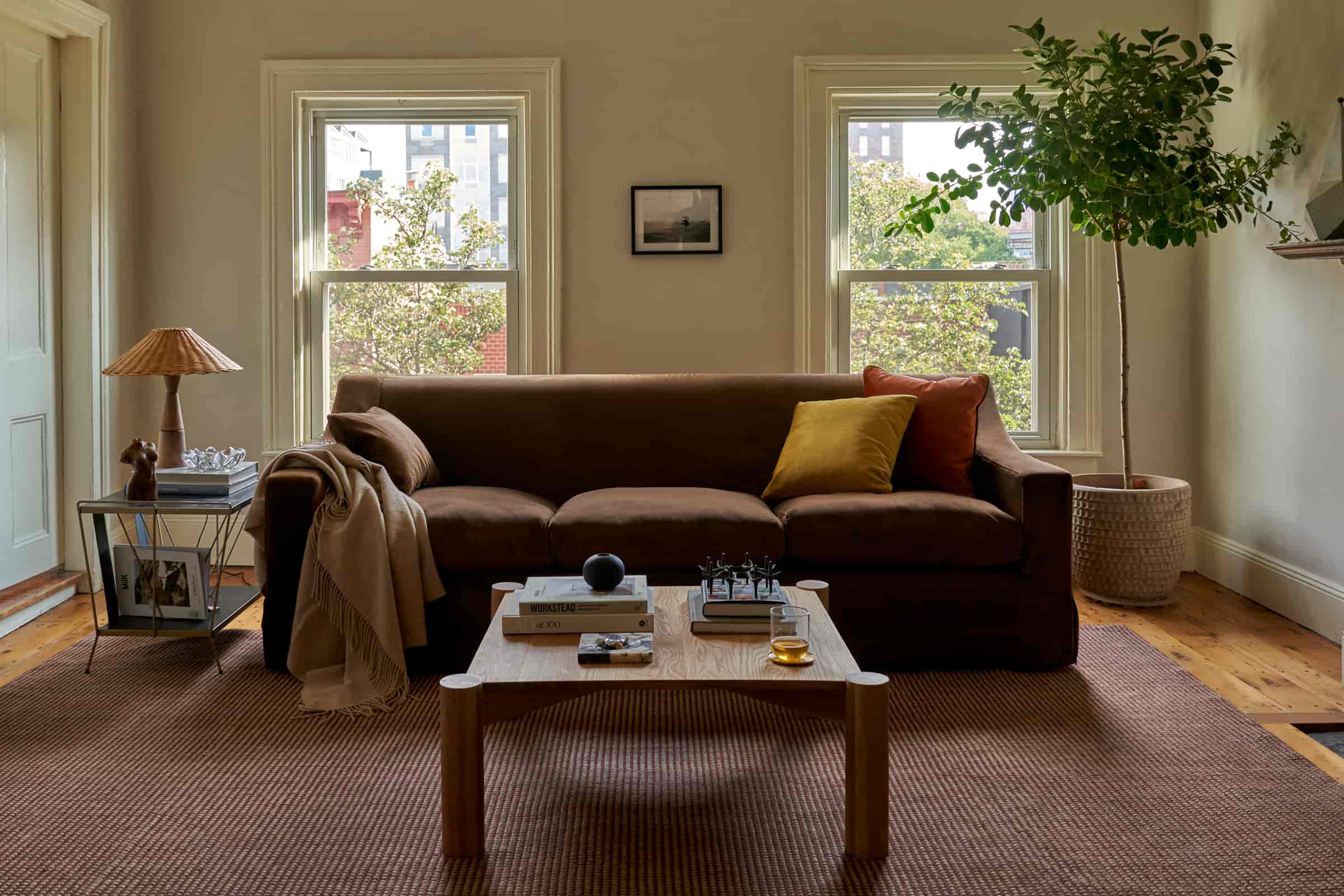 The Evergreen Sofa in Hemp Blend