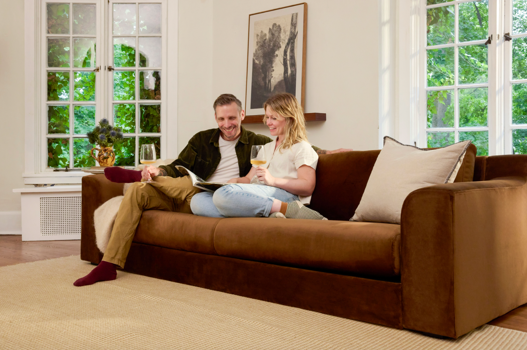 The Elevate 86" Sofa in Upcycled Poly