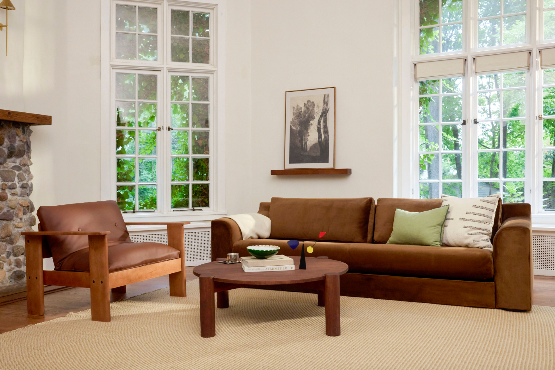 The Elevate 86" Sofa in Recycled Velvet