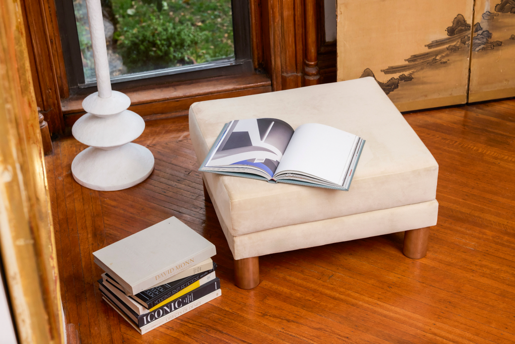 The Essential Ottoman in Upcycled Poly