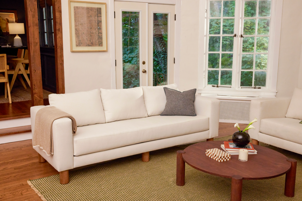 The Essential Sofa in Cactus Leather