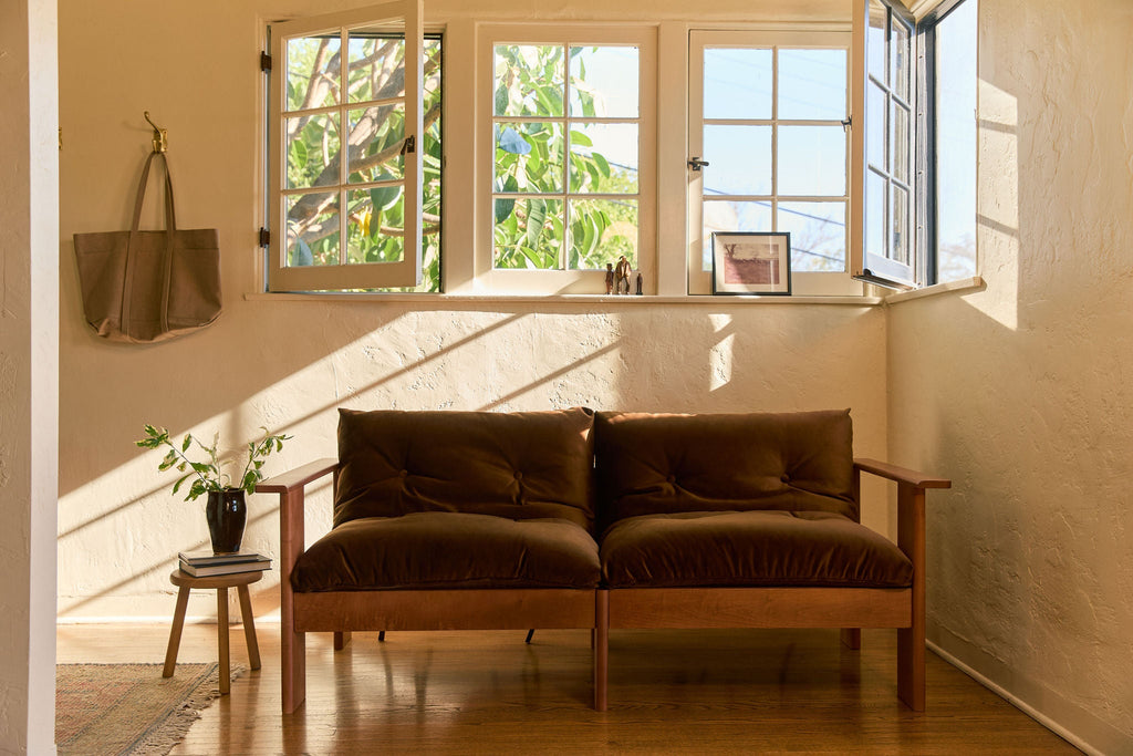 The Bacana Loveseat in Hemp