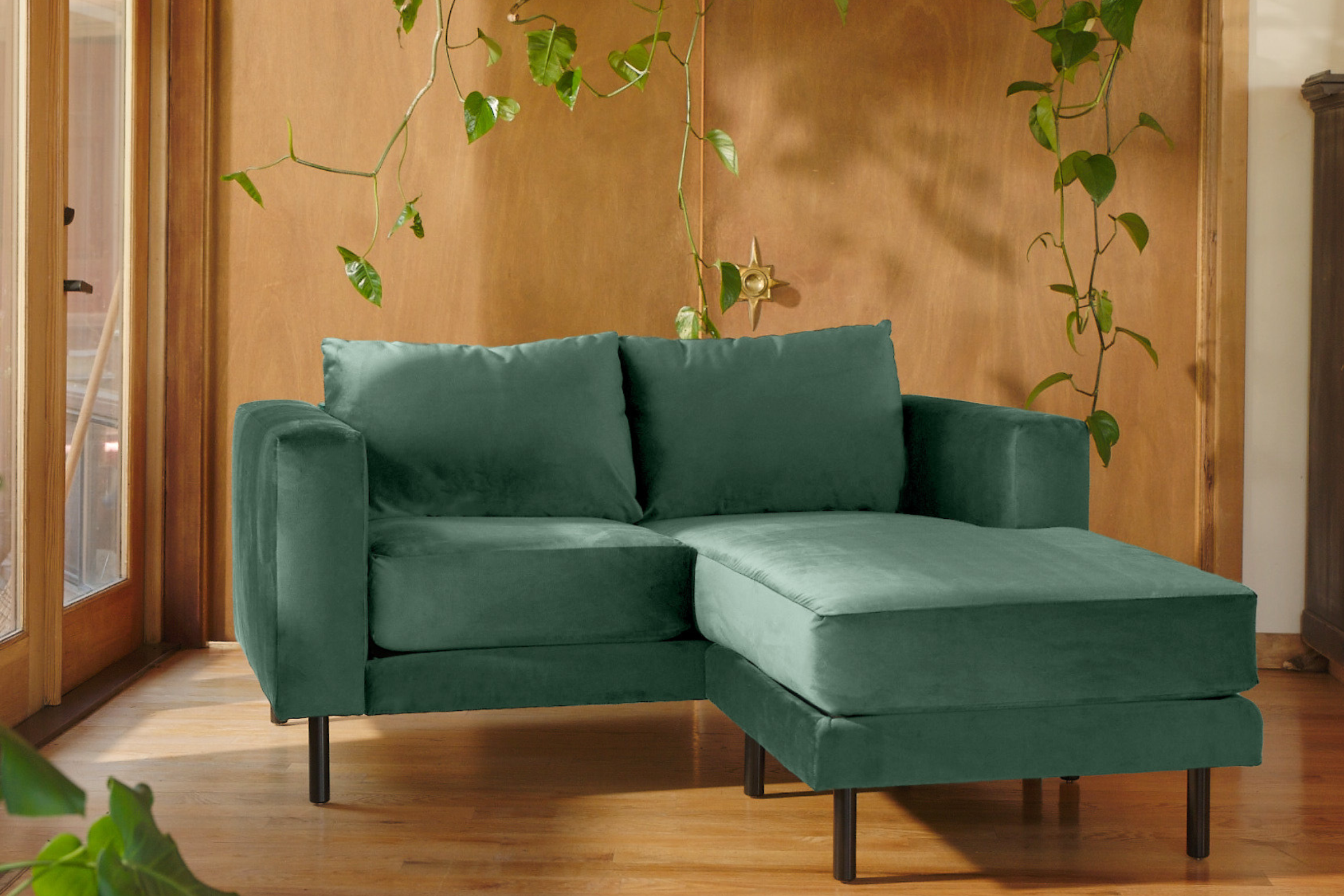 The Essential Loveseat Sectional in Upcycled Poly