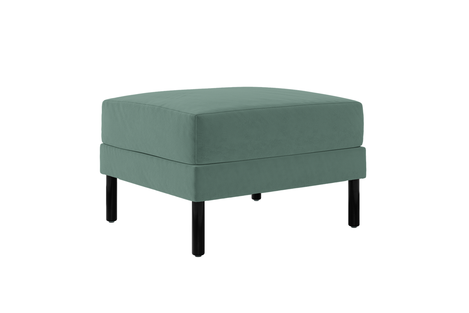 The Essential Ottoman in Recycled Velvet