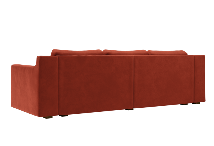 The Elevate Sectional in Recycled Velvet