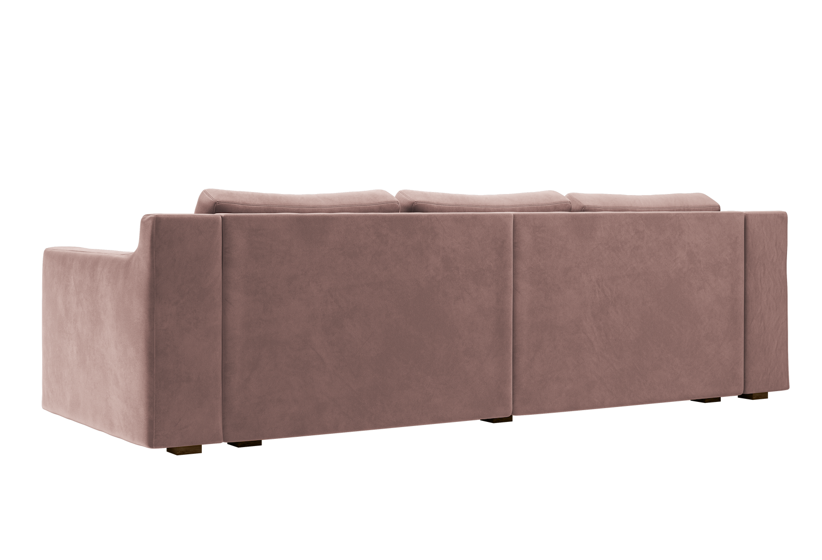 The Elevate Sectional in Recycled Velvet