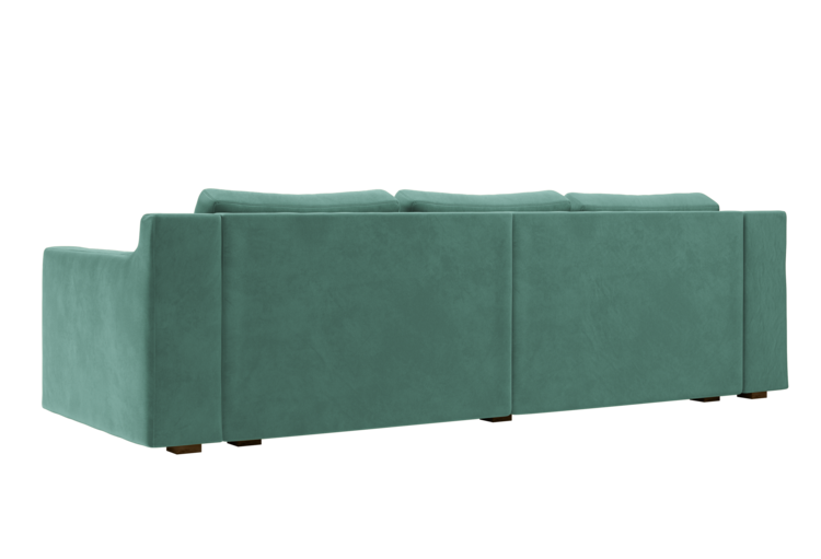 The Elevate Sectional in Recycled Velvet