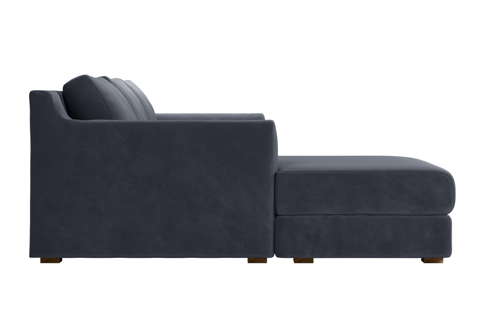 The Elevate Sectional in Recycled Velvet