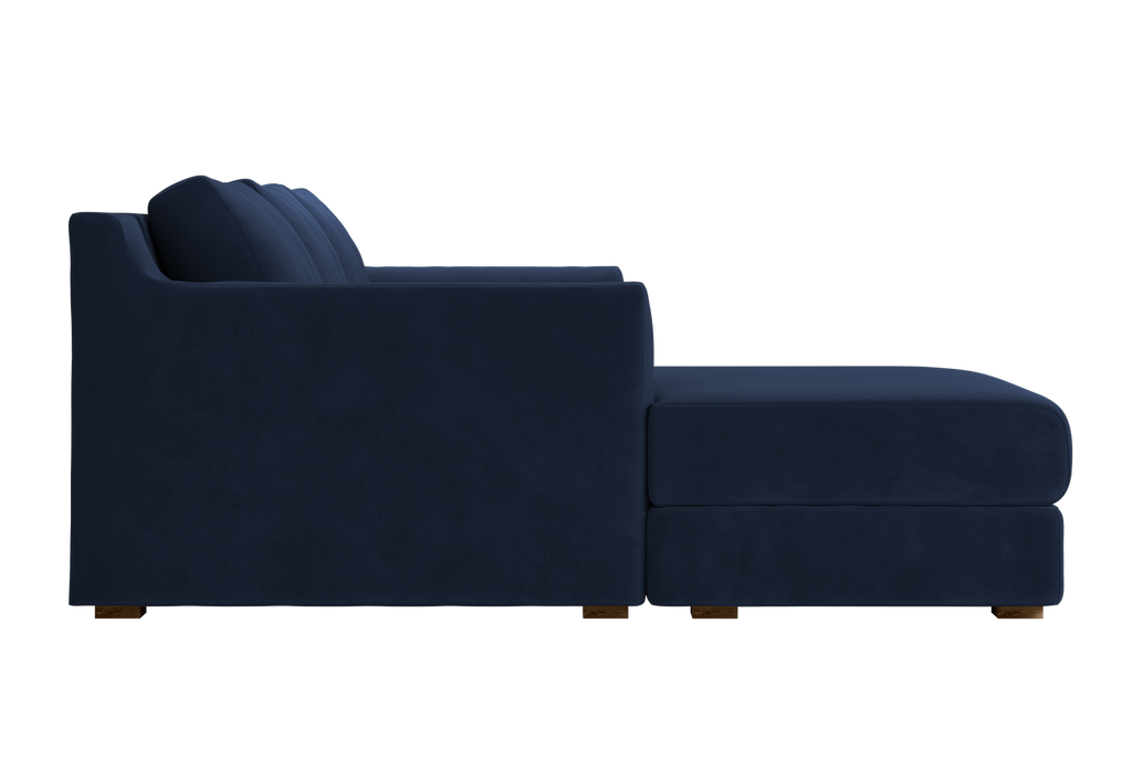 The Elevate Sectional in Recycled Velvet
