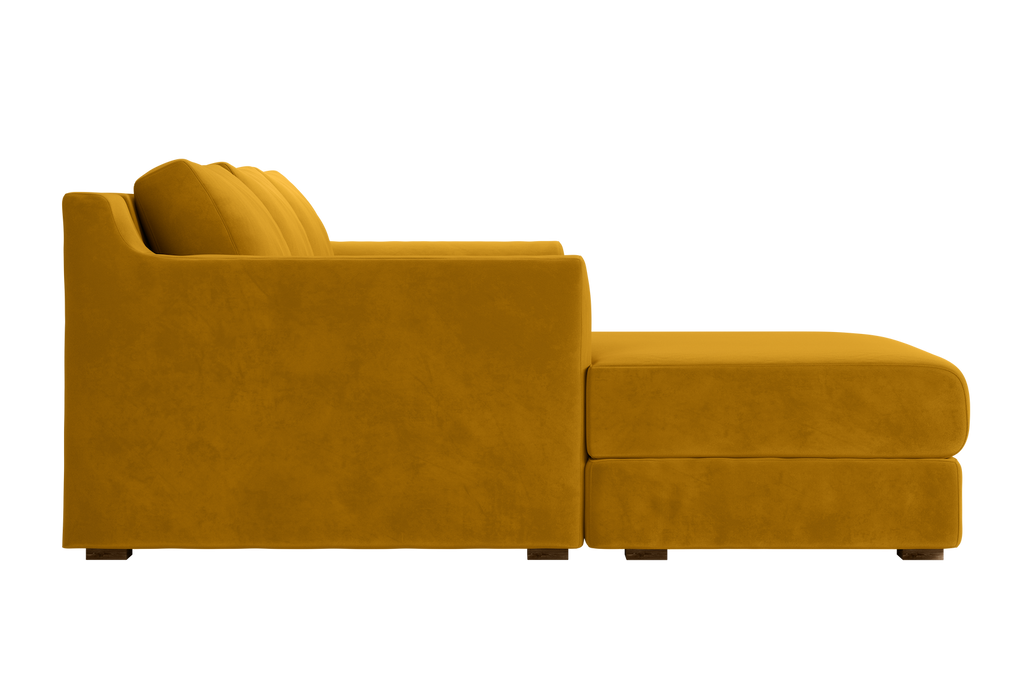 The Elevate Sectional in Recycled Velvet