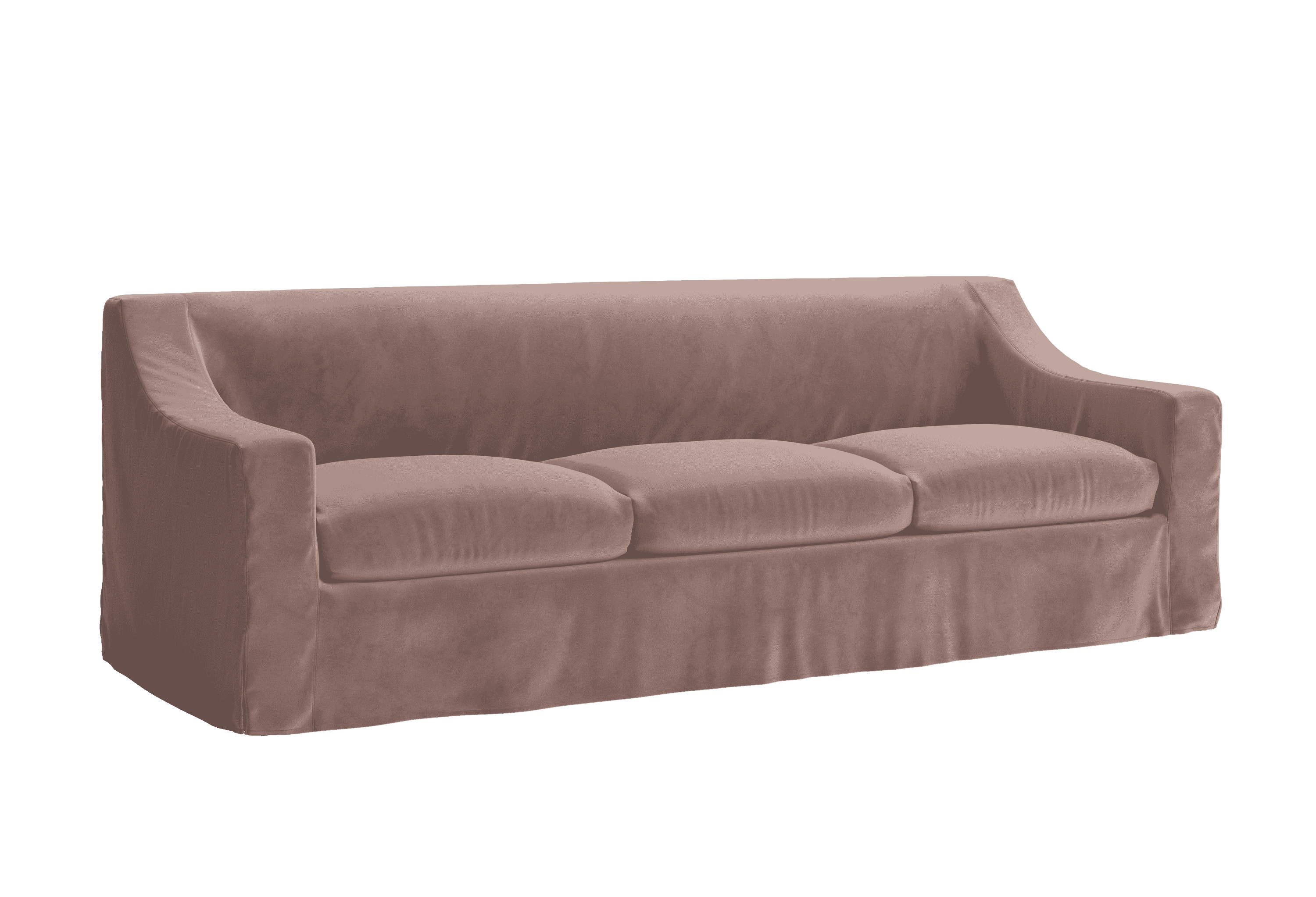 The Evergreen Sofa in Recycled Velvet
