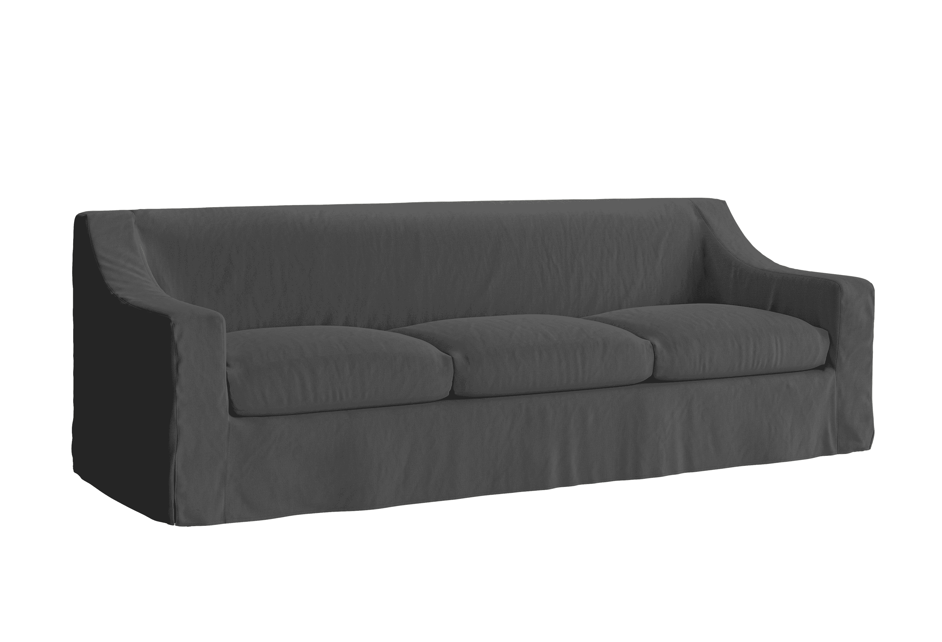 The Evergreen Sofa in Hemp Blend