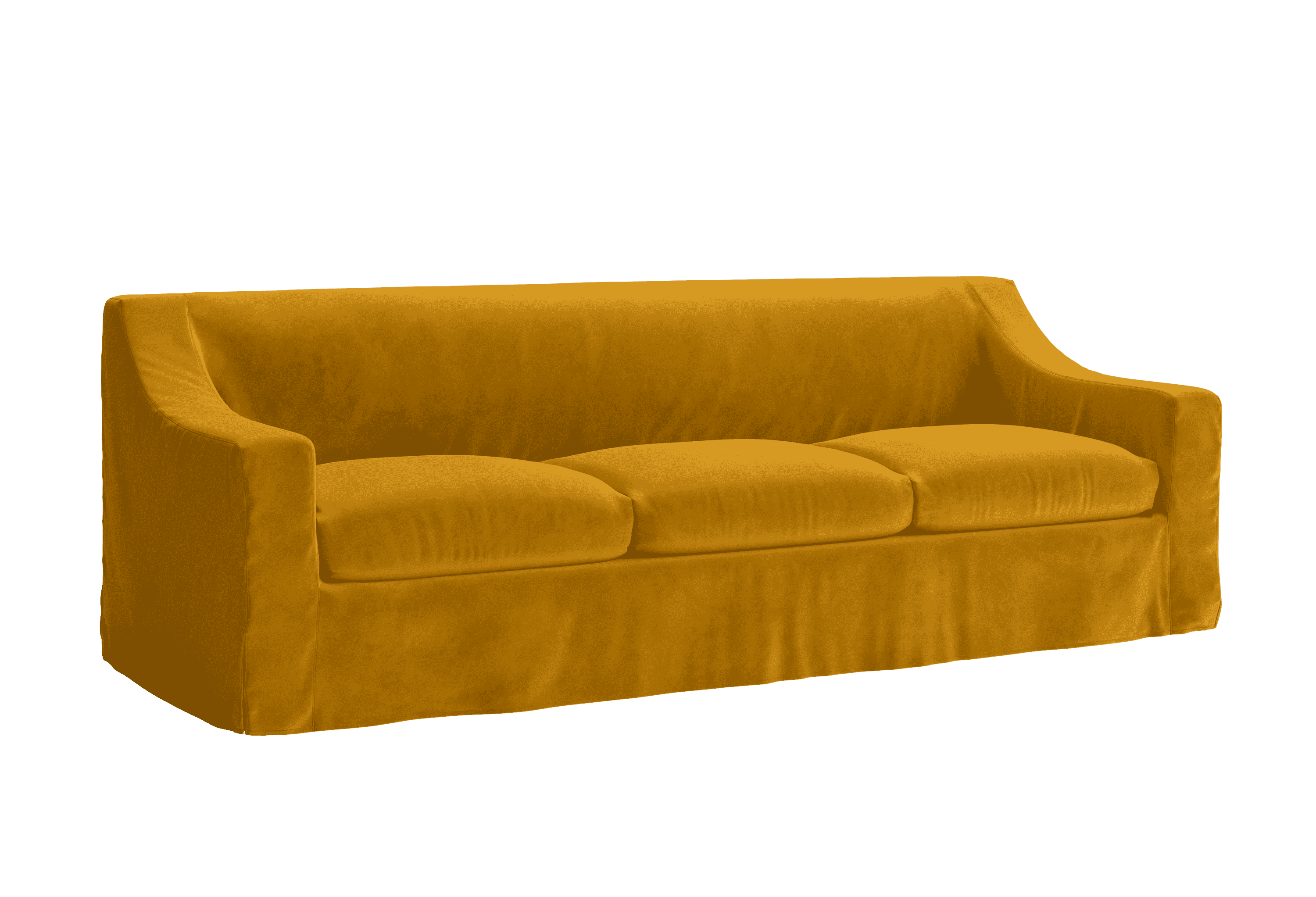The Evergreen Sofa in Recycled Velvet
