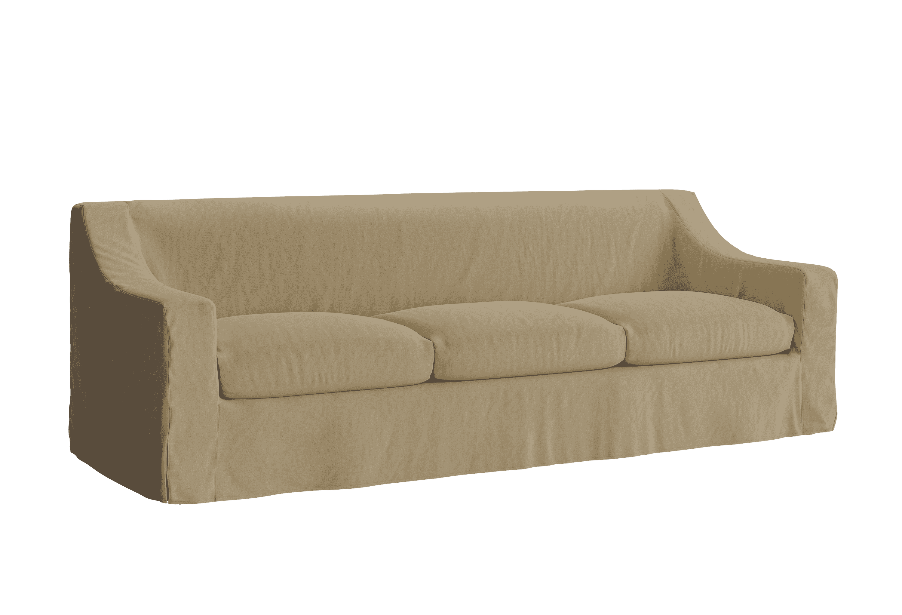 The Evergreen Sofa in Hemp Blend