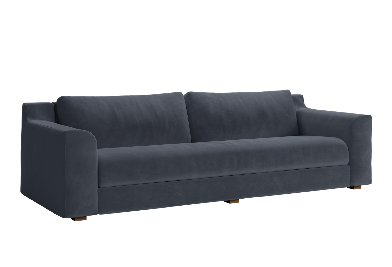 The Elevate 96" Sofa in Recycled Velvet