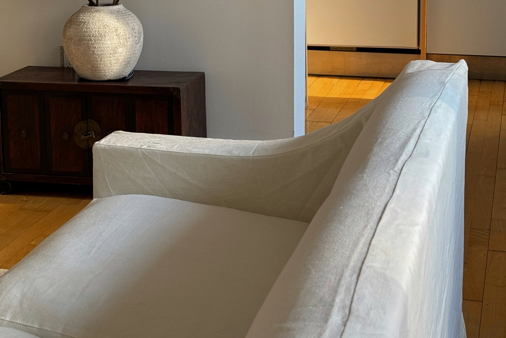 The Evergreen Sofa in Hemp Blend
