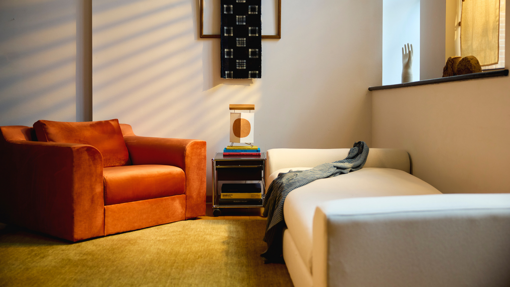 The Elevate Daybed in Recycled Velvet