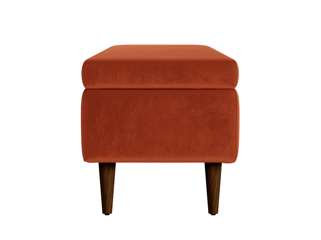 The Essential Storage Bench in Recycled Velvet