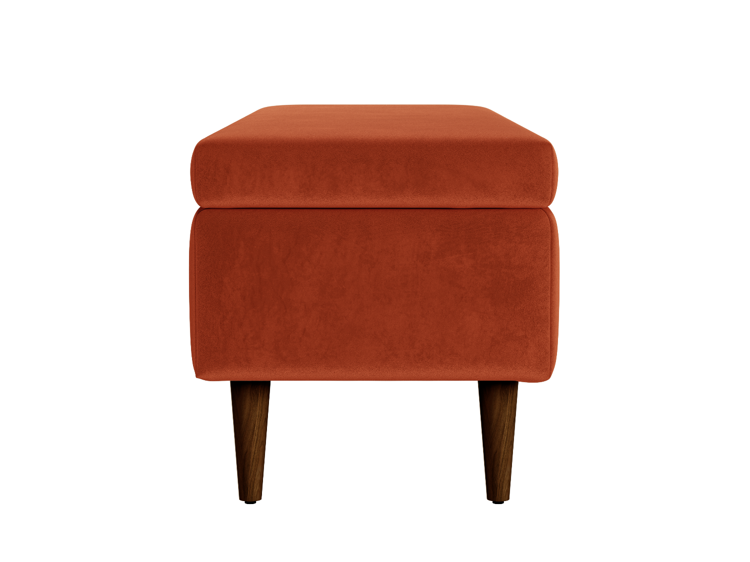 The Essential Storage Bench in Recycled Velvet