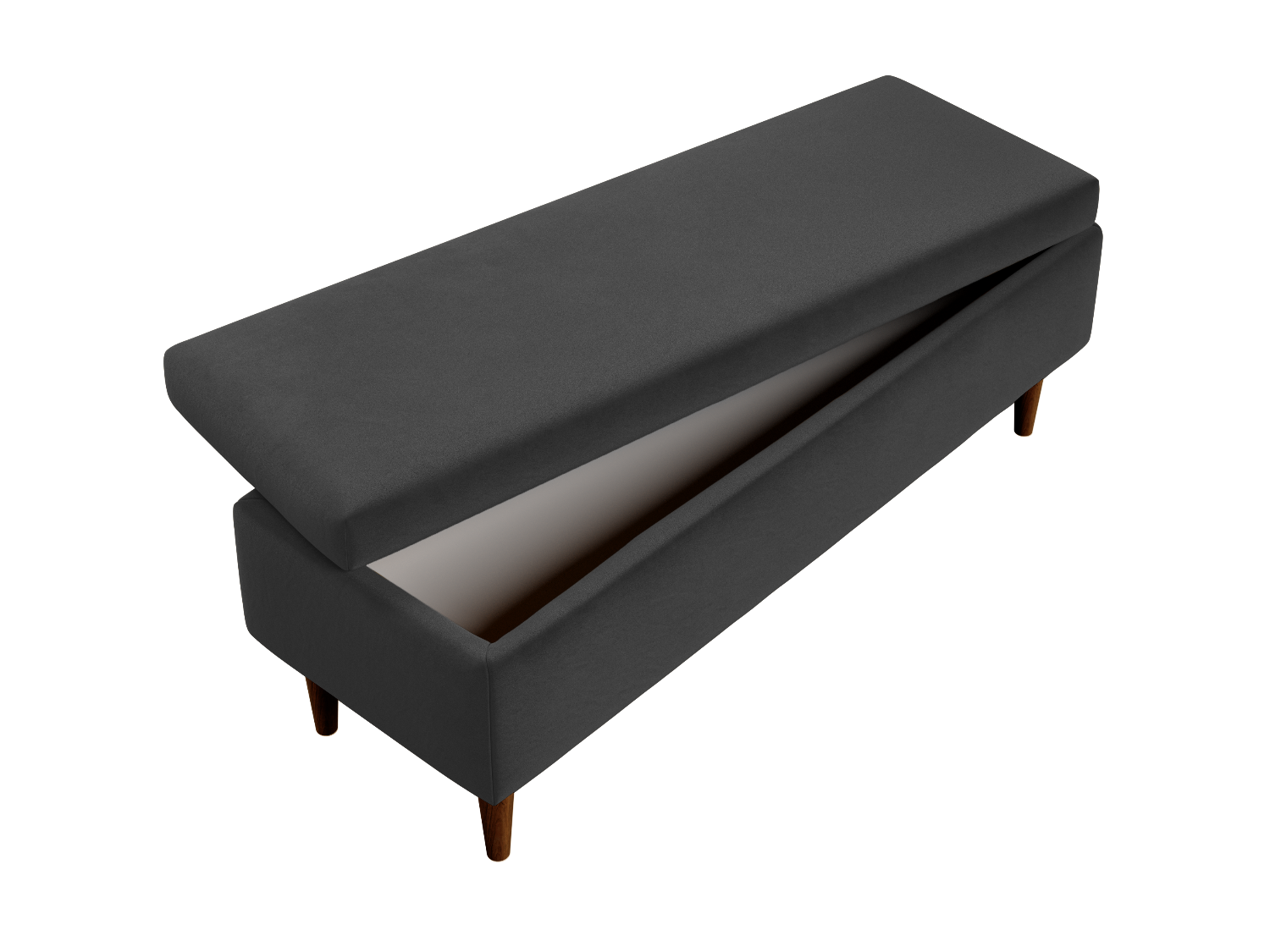 The Essential Storage Bench in Recycled Velvet
