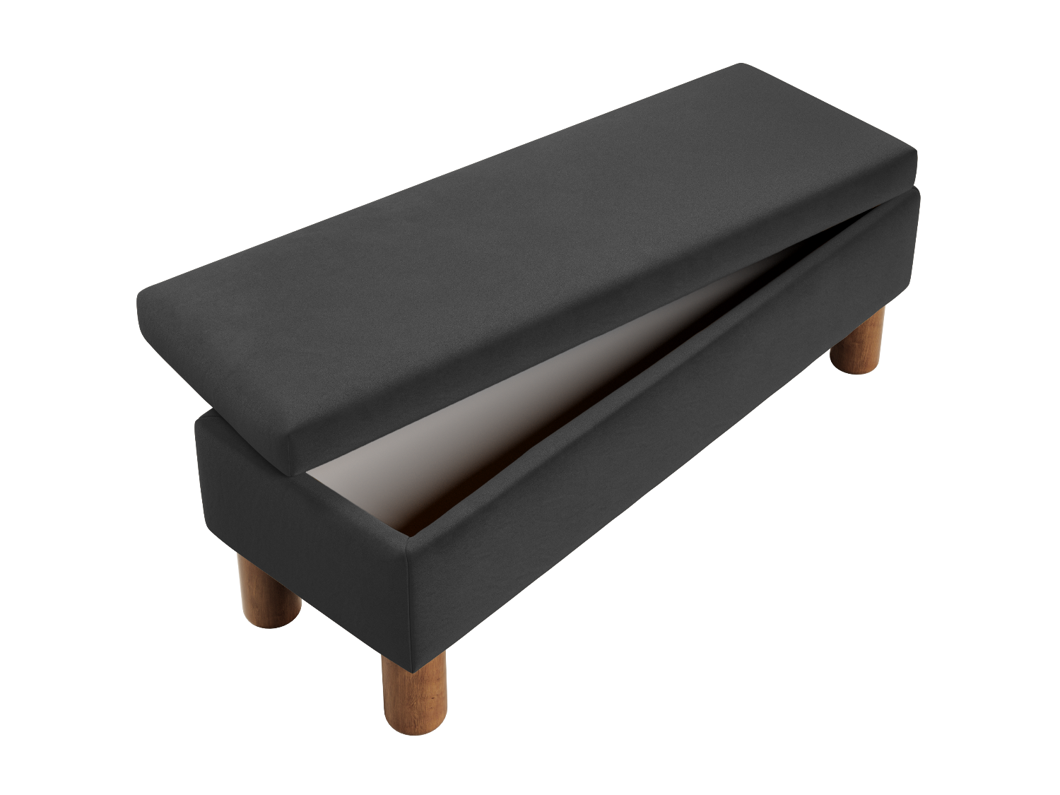 The Essential Storage Bench in Recycled Velvet