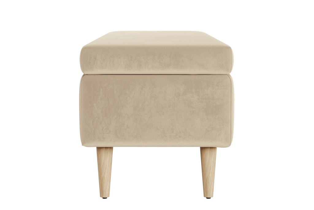 The Essential Storage Bench in Recycled Velvet