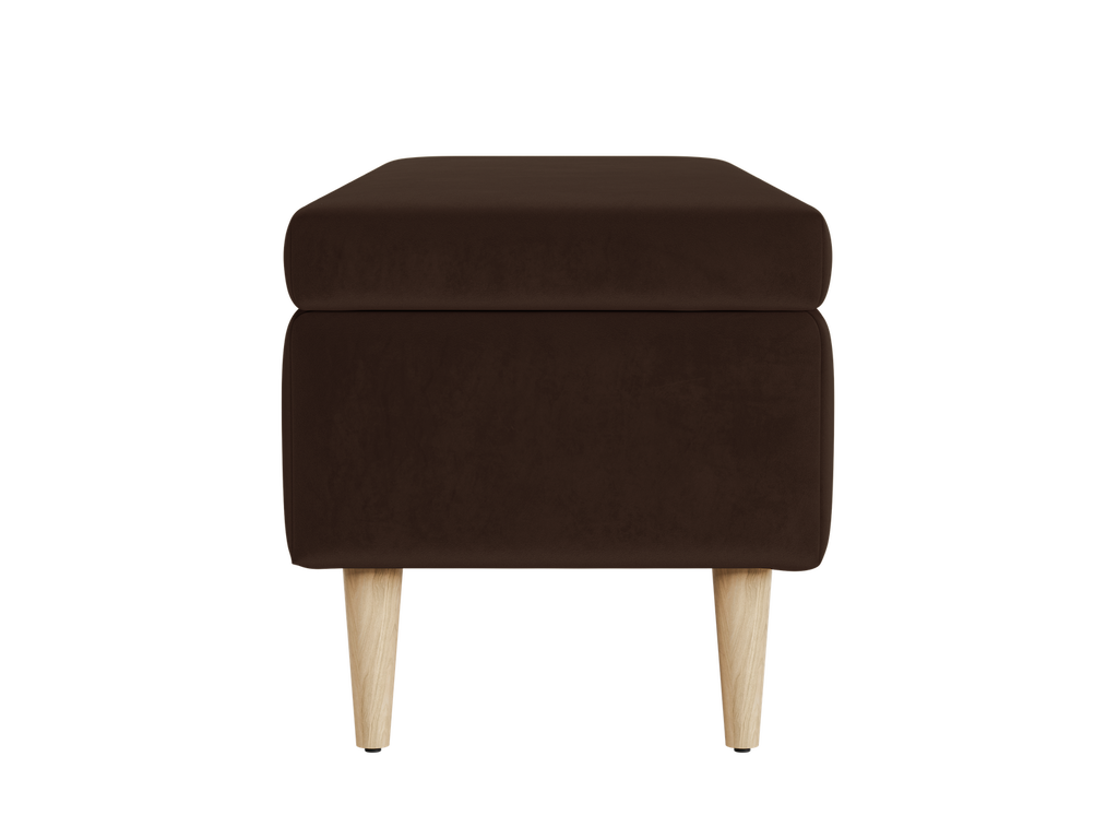 The Essential Storage Bench in Recycled Velvet