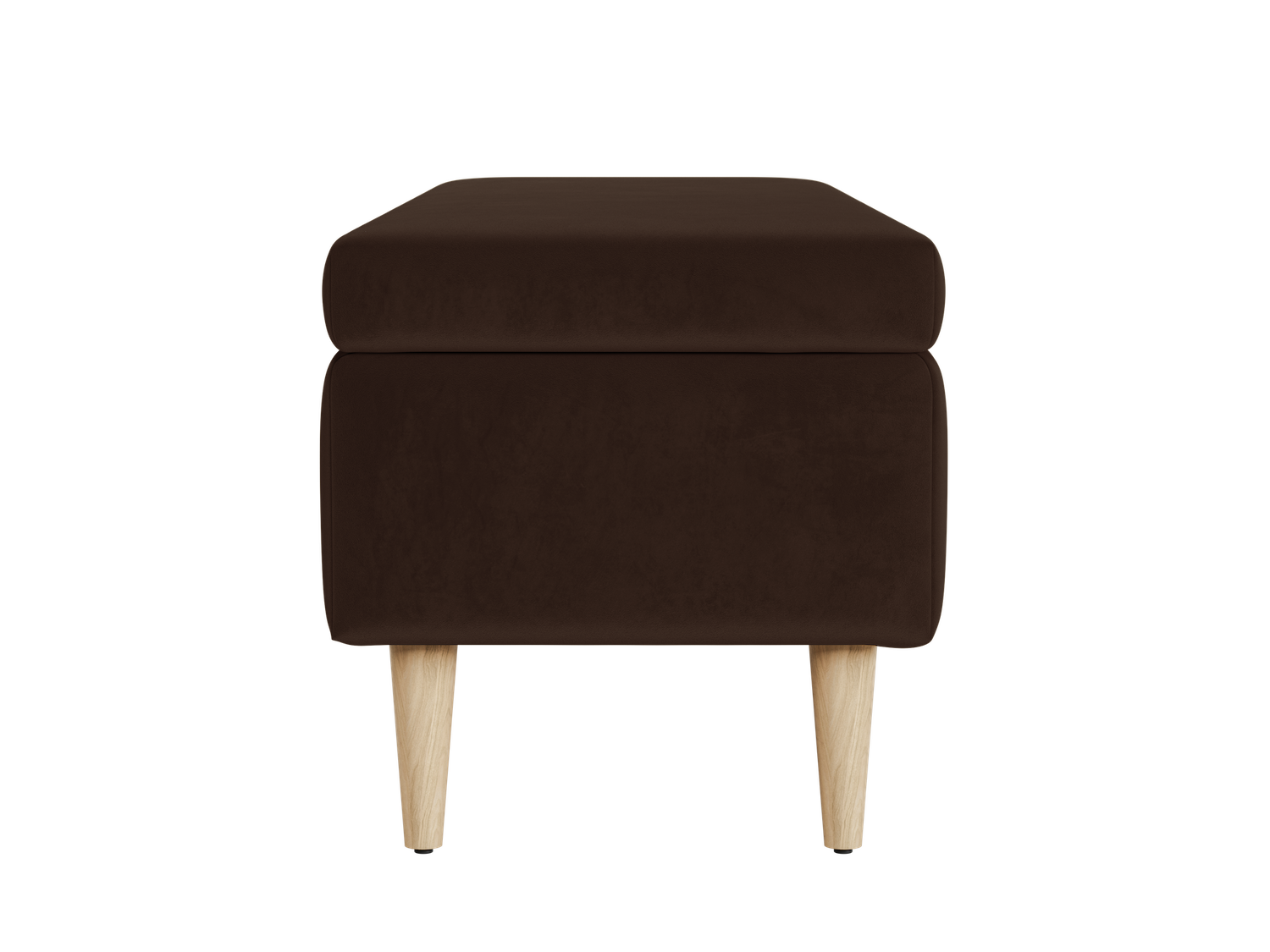 The Essential Storage Bench in Recycled Velvet