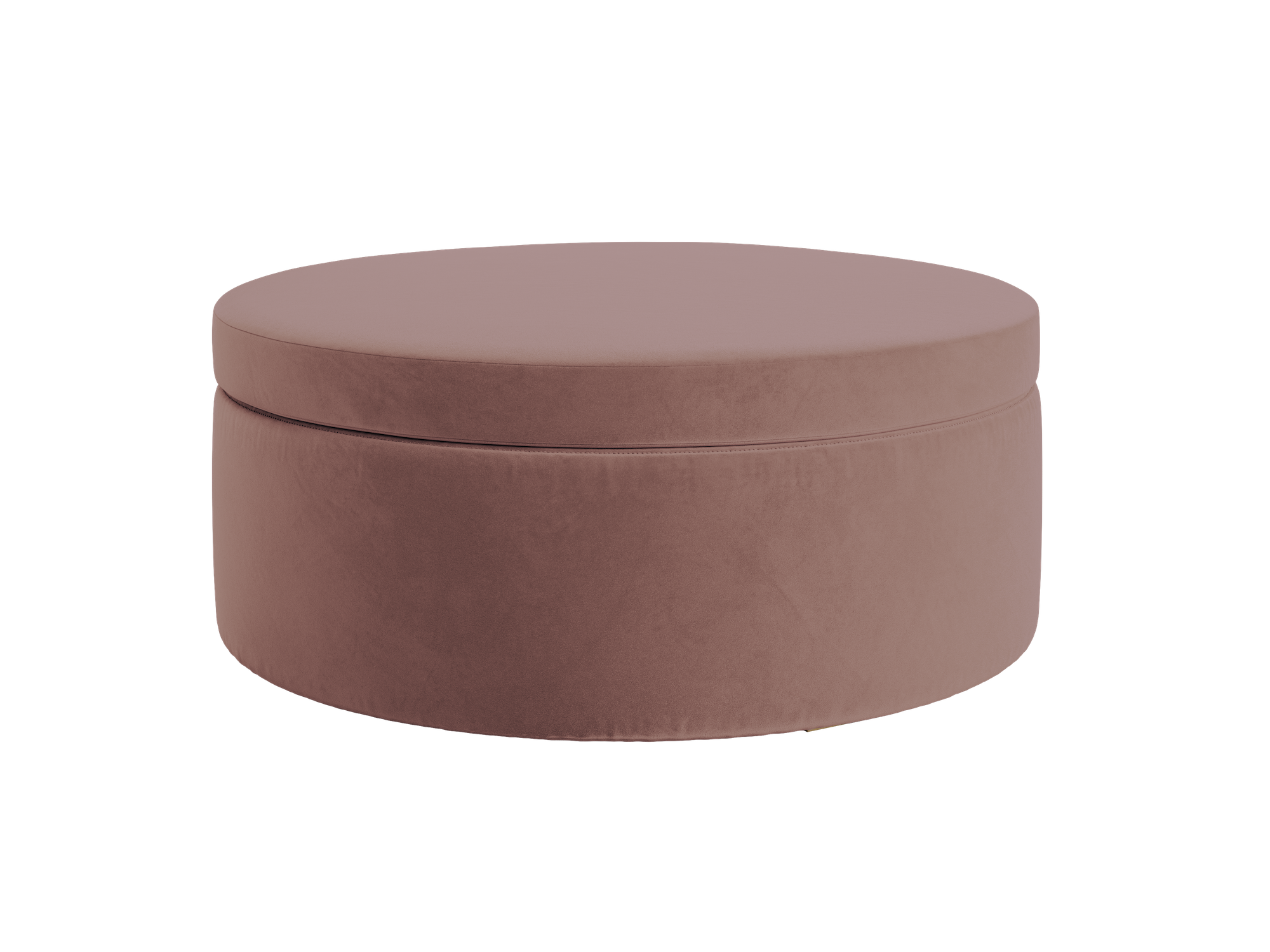 The Evergreen Storage Ottoman in Recycled Velvet