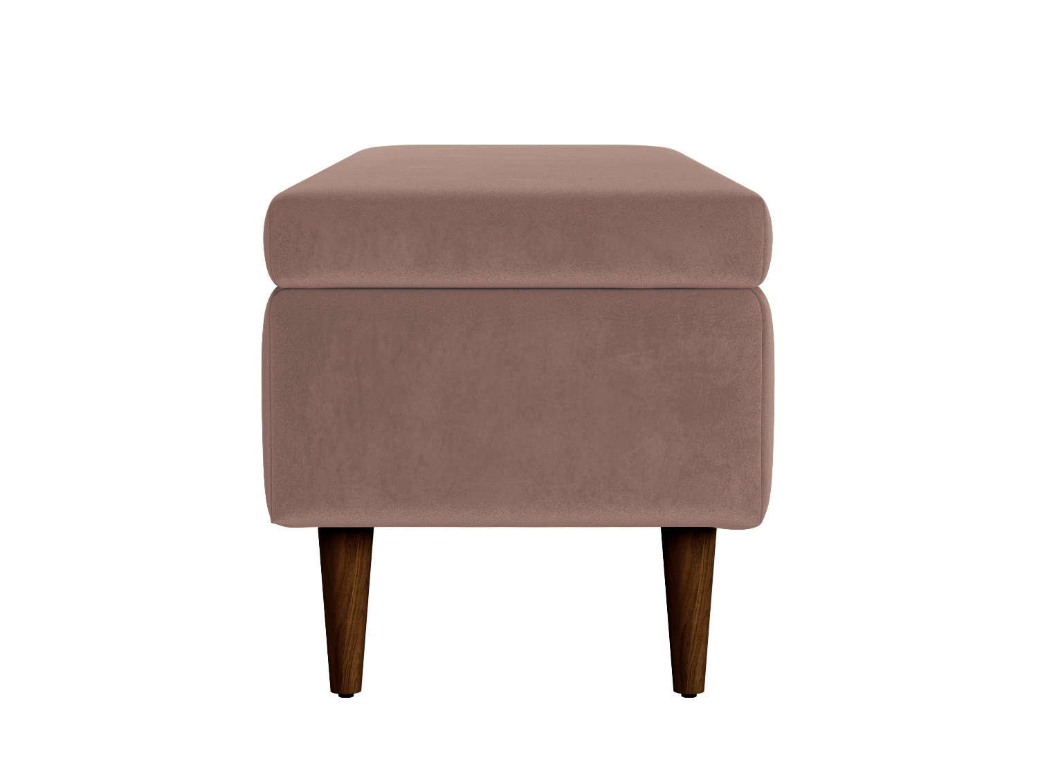 The Essential Storage Bench in Recycled Velvet