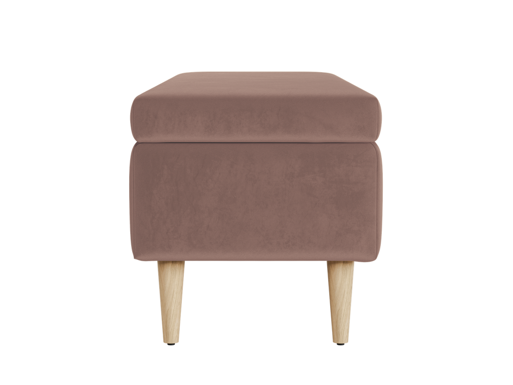 The Essential Storage Bench in Recycled Velvet