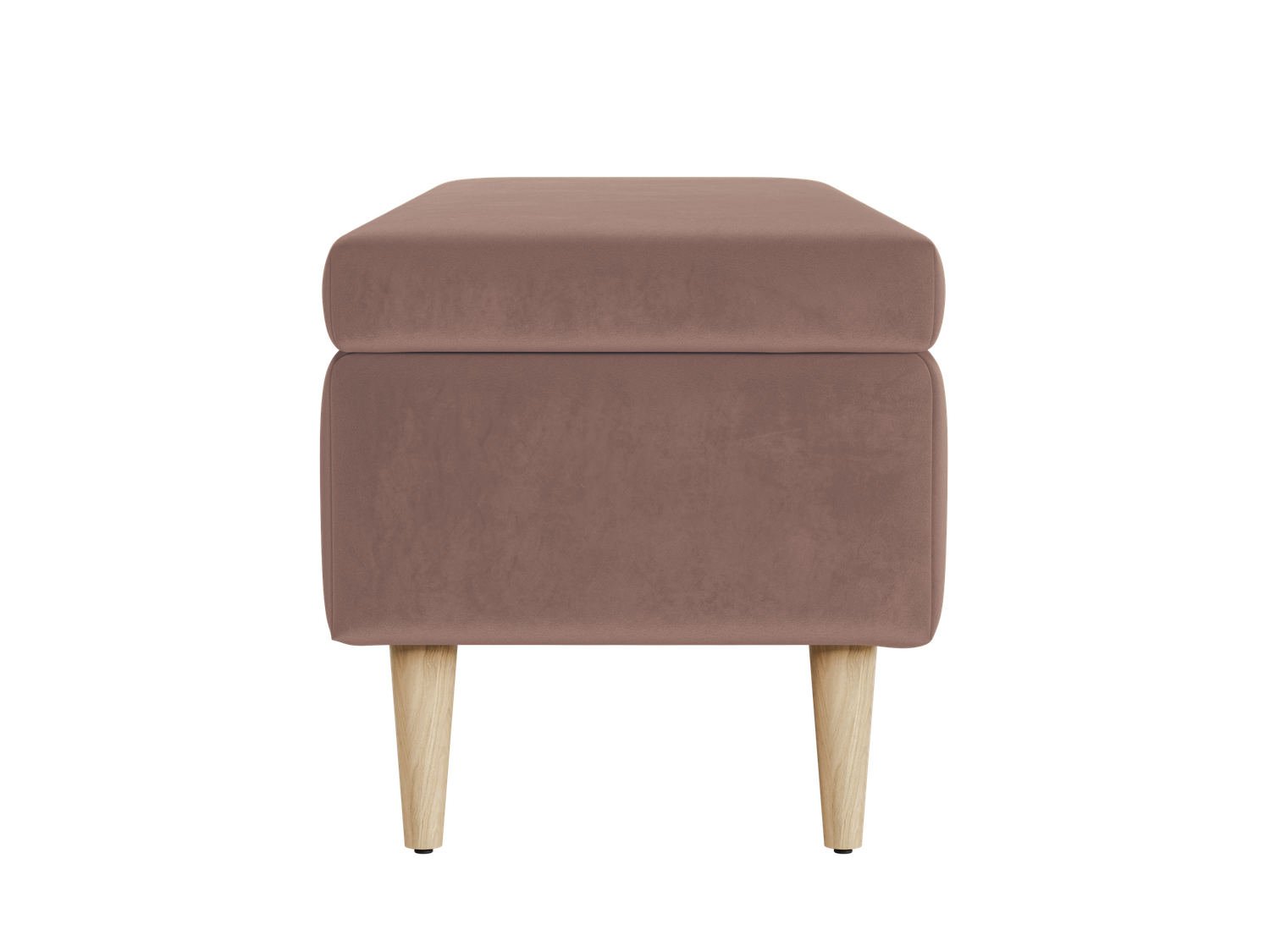 The Essential Storage Bench in Recycled Velvet