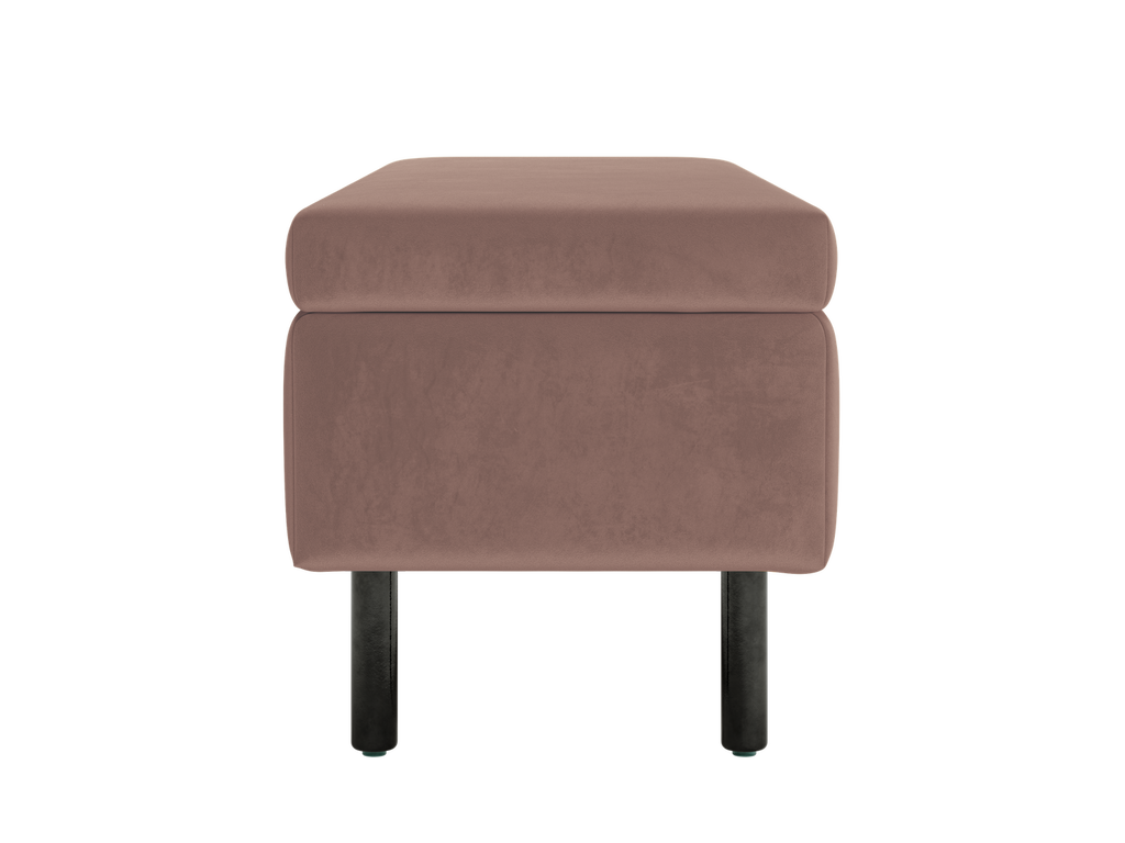 The Essential Storage Bench in Recycled Velvet
