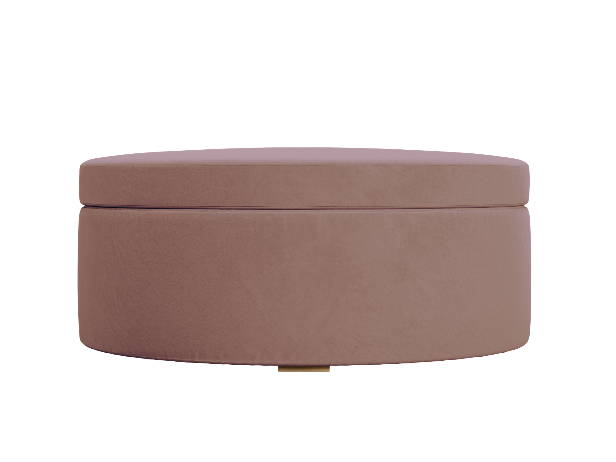 The Evergreen Storage Ottoman in Recycled Velvet