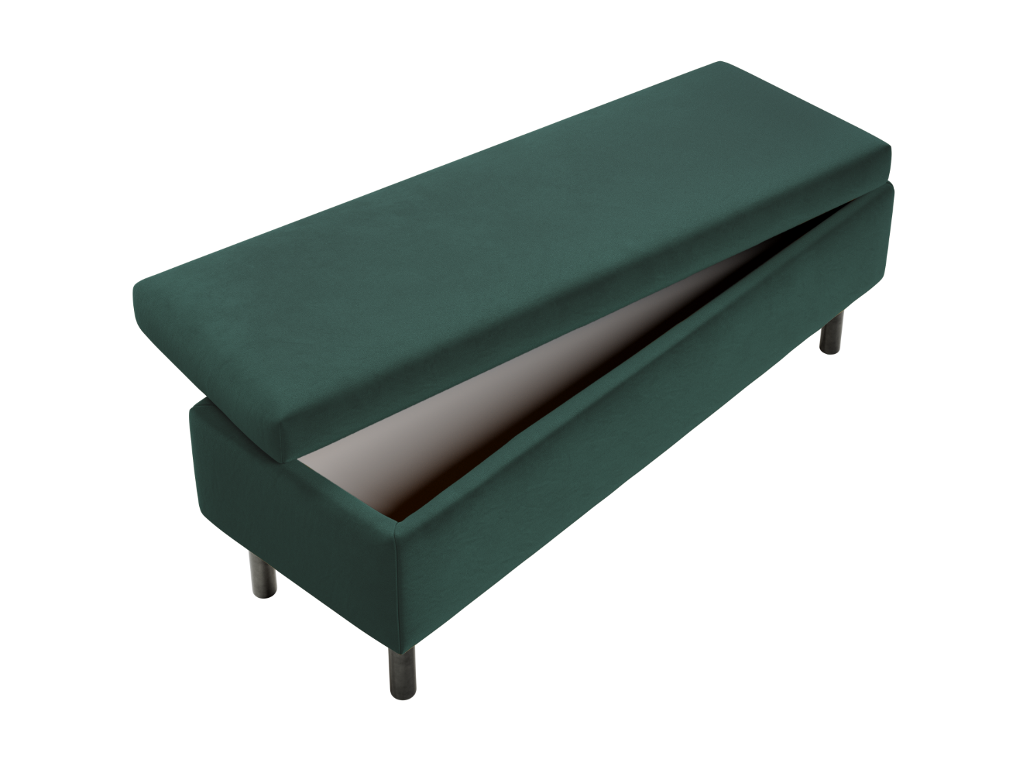 The Essential Storage Bench in Recycled Velvet
