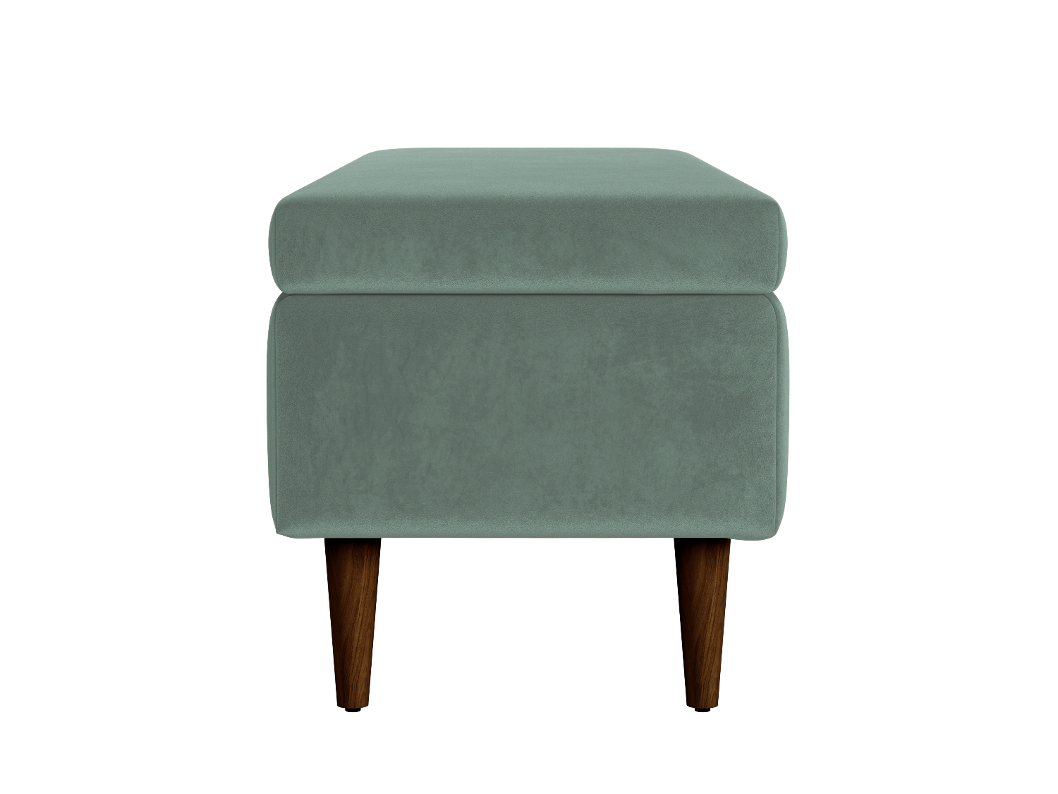 The Essential Storage Bench in Recycled Velvet